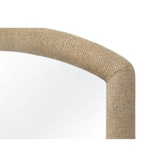 Aura Rope Detailed Mirror - Toffee