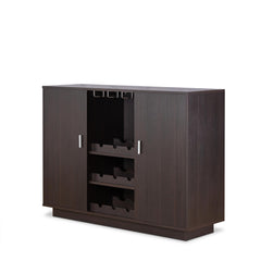 Story Espresso Finish Wine Cabinet II