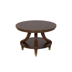 Modern Style 1pc Oval Cocktail Table Gold Legs Dark Cherry Finish Primary Living Room