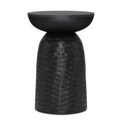 Comet 13 inch Solid Mango Accent Table in Black