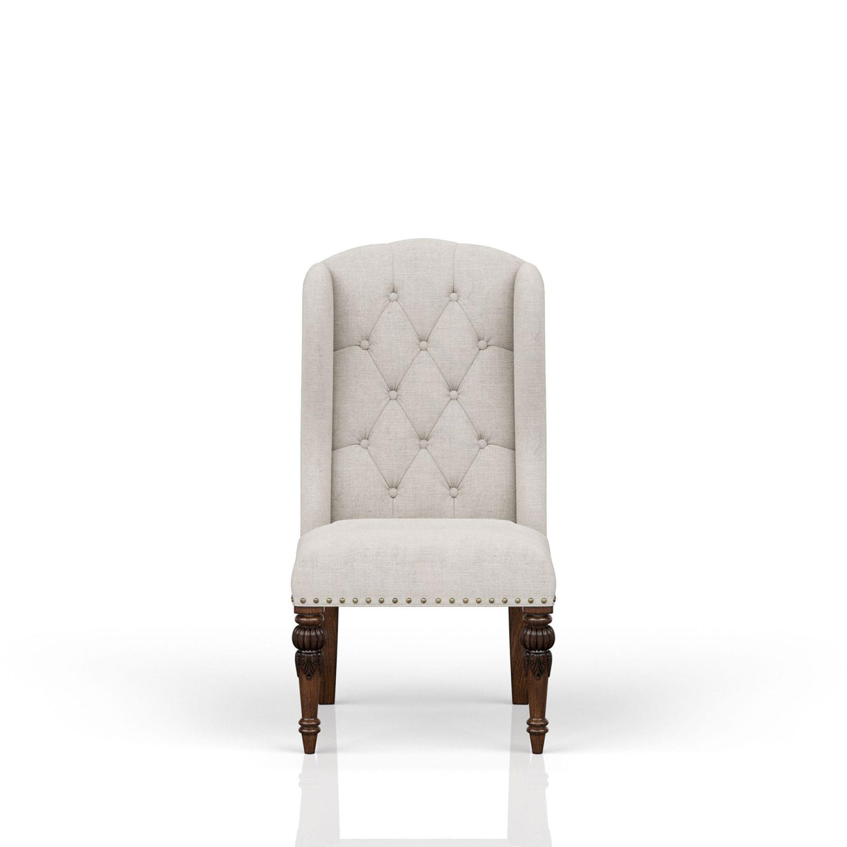Upholstered Wing Host Chair