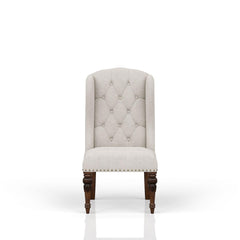 Upholstered Wing Host Chair