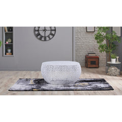 T3502-32 Round Coffee Table in White