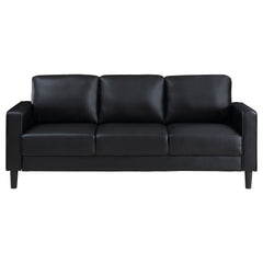 Hestia Black Track Arm Sofa