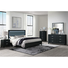 AURA BLACK NIGHTSTAND