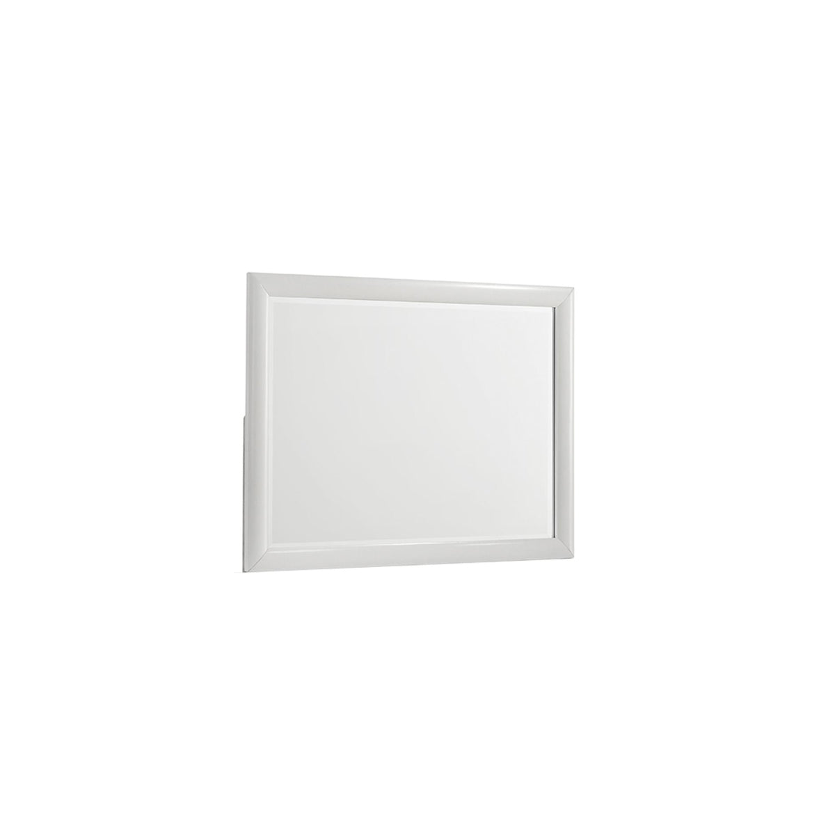 Hector Modern Style Mirror Made with wood in White(Includes Mirror Only)