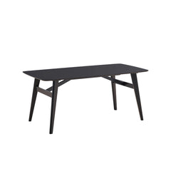 Mercury Black Finish Dining Table