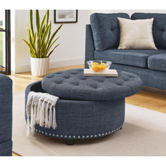 Tufted Storage Ottoman