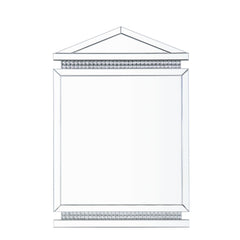 Chronos Mirrored, Faux Ice Cube Crystals Accent Mirror
