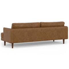 Rhea - 90" Sofa - Caramel Brown
