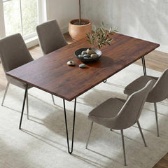 Nova Dining Table in Umber Brown