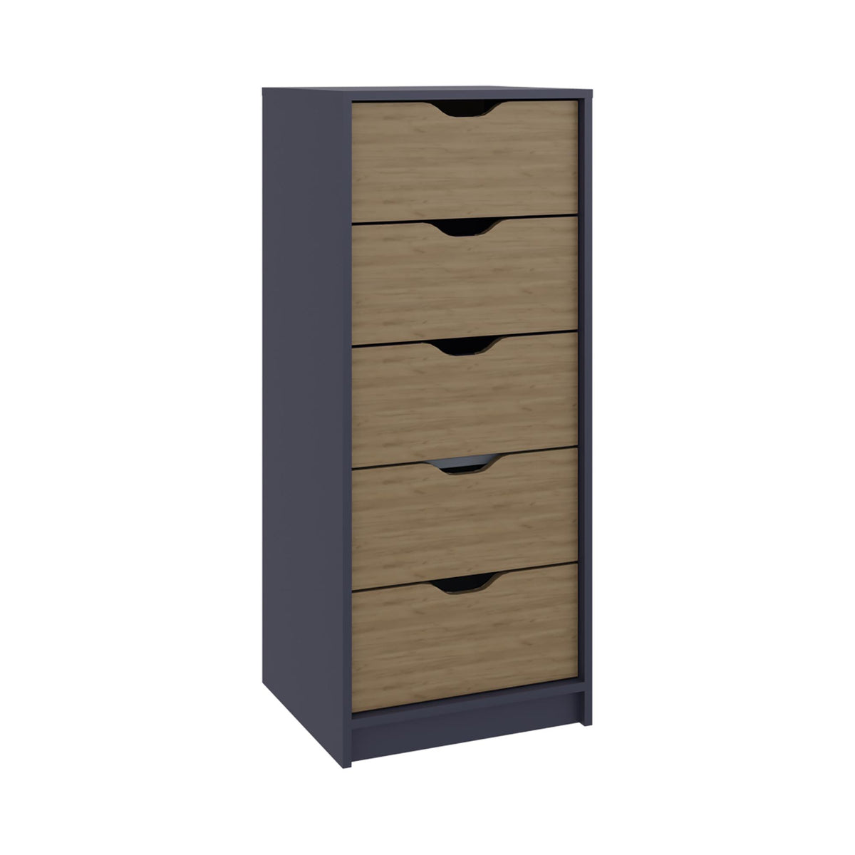 Utopia 5 Drawers Tall Dresser, Pull Out System