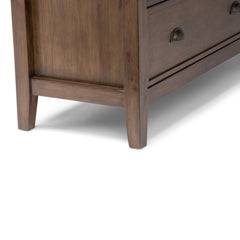 Diary 39 inch Wide Solid Wood Medium Storage Cabinet in Rustic Natural Aged Brown