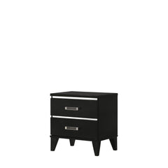 Genesis Black Finish Nightstand