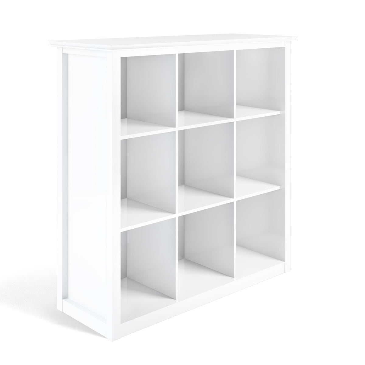 Demeter - 9 Cube Bookcase and Storage Unit - White