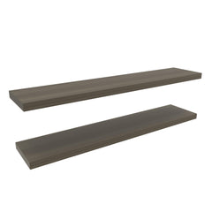 Hercules 47" Wide Floating Shelves Set Of 2, Shelves For Wall Decor For Bedroom, Bathroom Storage Shelves, Book Shelves For Living Room, Olive