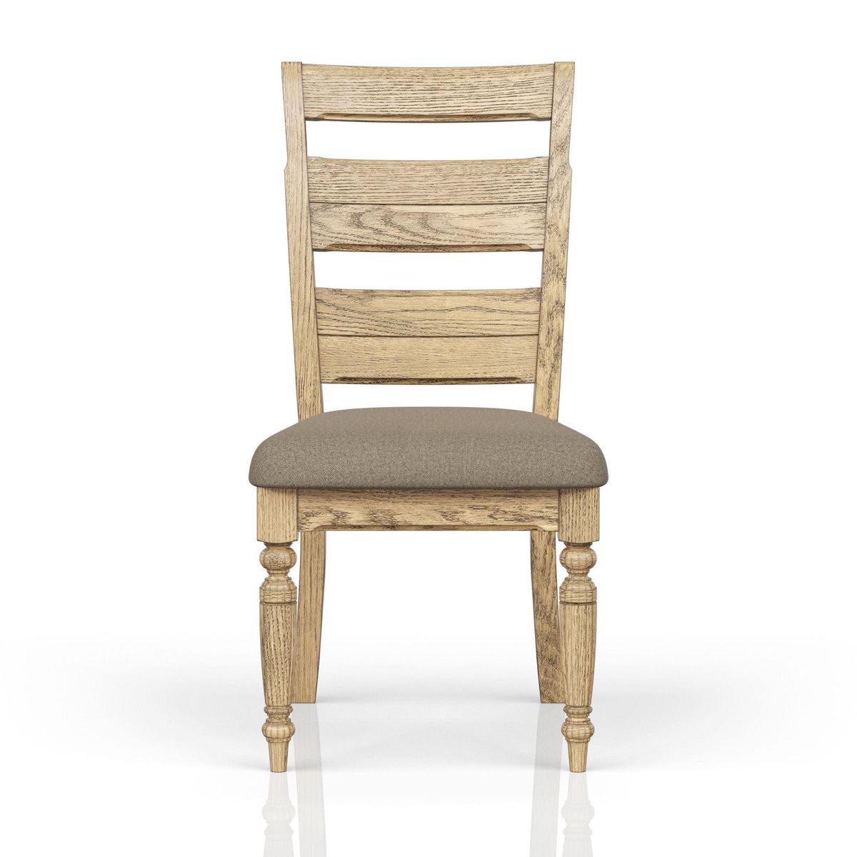 Demeter Back Side Chair - Caramel Finish (Set of 2)