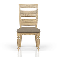 Demeter Back Side Chair - Caramel Finish (Set of 2)