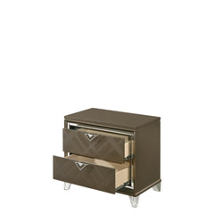 Fable Dark Champagne Finish Nightstand