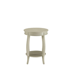 Elysium Antique White Finish Accent Table