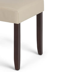 Eternity - Parson Dining Chair (Set of 2) - Satin Cream