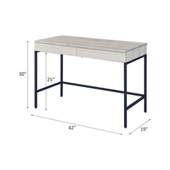 Prometheus Natural & Black Finish Writing Desk