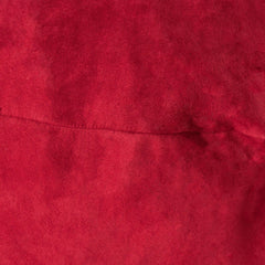 Neptune 4 Foot Cylindrical Suede Bean Bag, Red