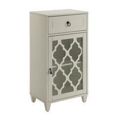 Celestia White Finish Accent Table