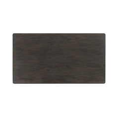 Modern Dining Table Dark Walnut Rubber wood 1pc Table Dining Room Furniture