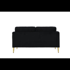 60.63" Wide Modern Corduroy Loveseat, Plush Upholstered Cushions, Solid Wood Frame, Compact Living Room and Apartment Furniture