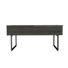 Helen Lift Top Coffee, Two Legs, One Drawer -Espresso / Onyx