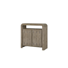Bar Cabinet - English Knotty Oak Veneer