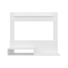 Floating Entertainment Center Albuquerque, Living Room, White
