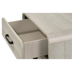 1pc Contemporary White Finish Ample Drawer Space Five Drawers Tall Chest Storage Wooden Furniture Antique White Color