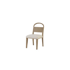 Wood Arch Back Chair - Toffee/White Sand (Set of 2)