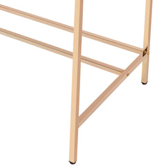 Neptune Baby Blue & Gold Finish Writing Desk W/USB