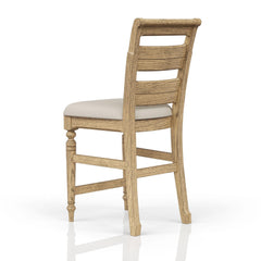 Demeter Back Counter Stool - Caramel Finish