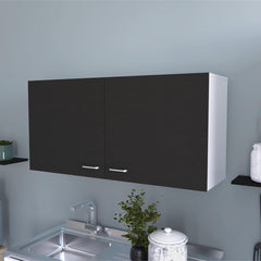 Ares Espresso Rectangle 2-Door Wall Cabinet