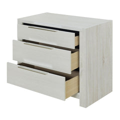 Modern Transitional Beige Finish 1pc Nightstand with 3x Drawers Wooden Bedroom Furniture Storage Bedside Cabinet
