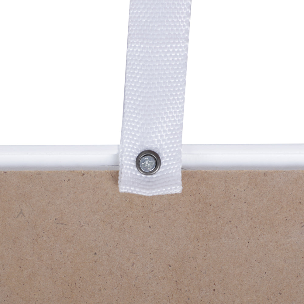 FCH One Door & Three Layers Bathroom Cabinet White