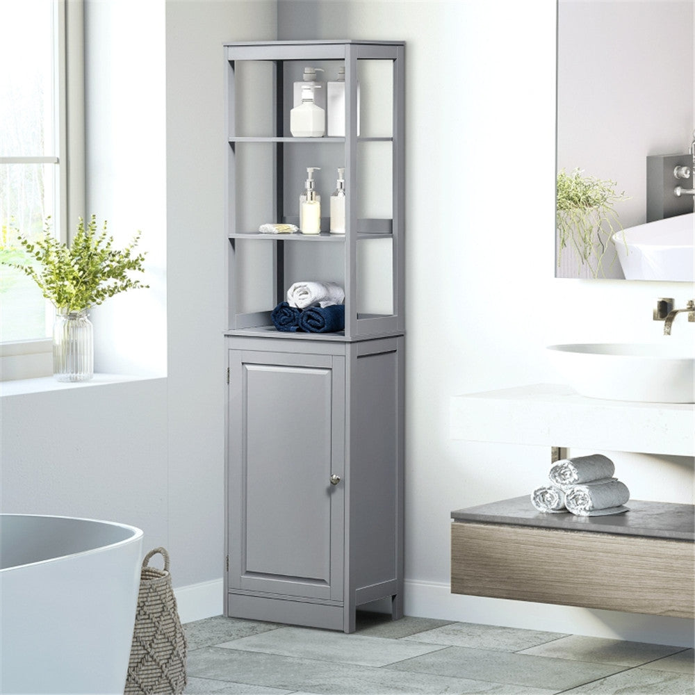 Bathroom Storage Cabinet-Gray