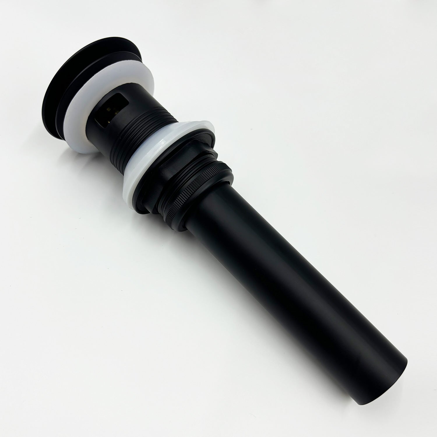 Bathroom Sink Drain with Overflow, Vessel Sink Lavatory Vanity Pop Up Drain Stopper, 304 Stainless Steel