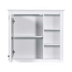 30'' x 28'' Medicine Cabinet, Wall Mounted Bathroom Storage Cabinet, Modern Bathroom Wall Cabinet with Mirror,Medicine Cabinet,  Mirror Cabinet with 3 Open Shelves (Not Include Bathroom Vanity )