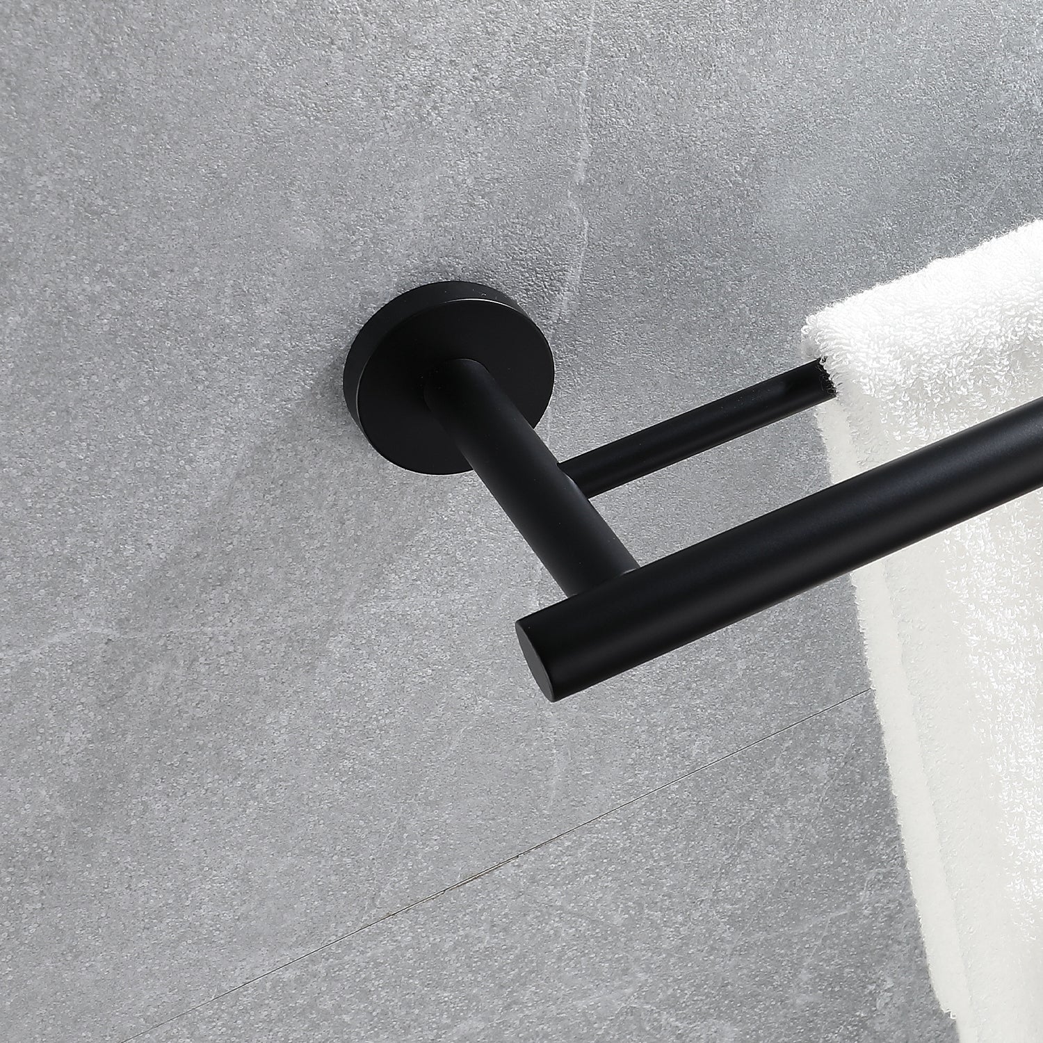 23.6 Inch Double Towel Bar, Bathroom Towel Bar Wall Mount, 304 Stainless Steel Bathroom Towel Racks Towel Rods