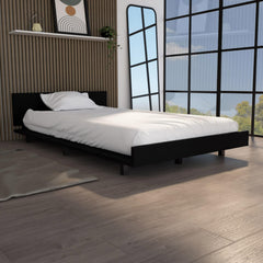Lyra Twin Bed Base, Headboard -Black