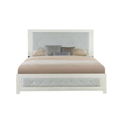 Arcadia Beige Linen & Beige Queen Bed