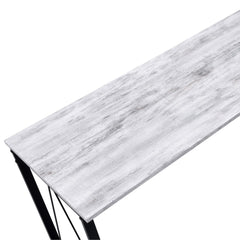 Waltz Antique White& Black Finish Writing Desk
