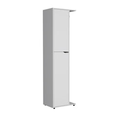 Aria Storage Broom Closet White