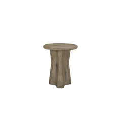 English Knotty Oak Drop Accent Table