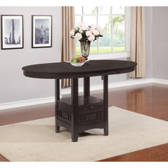 Quasar Espresso Extension Counter Dining Table